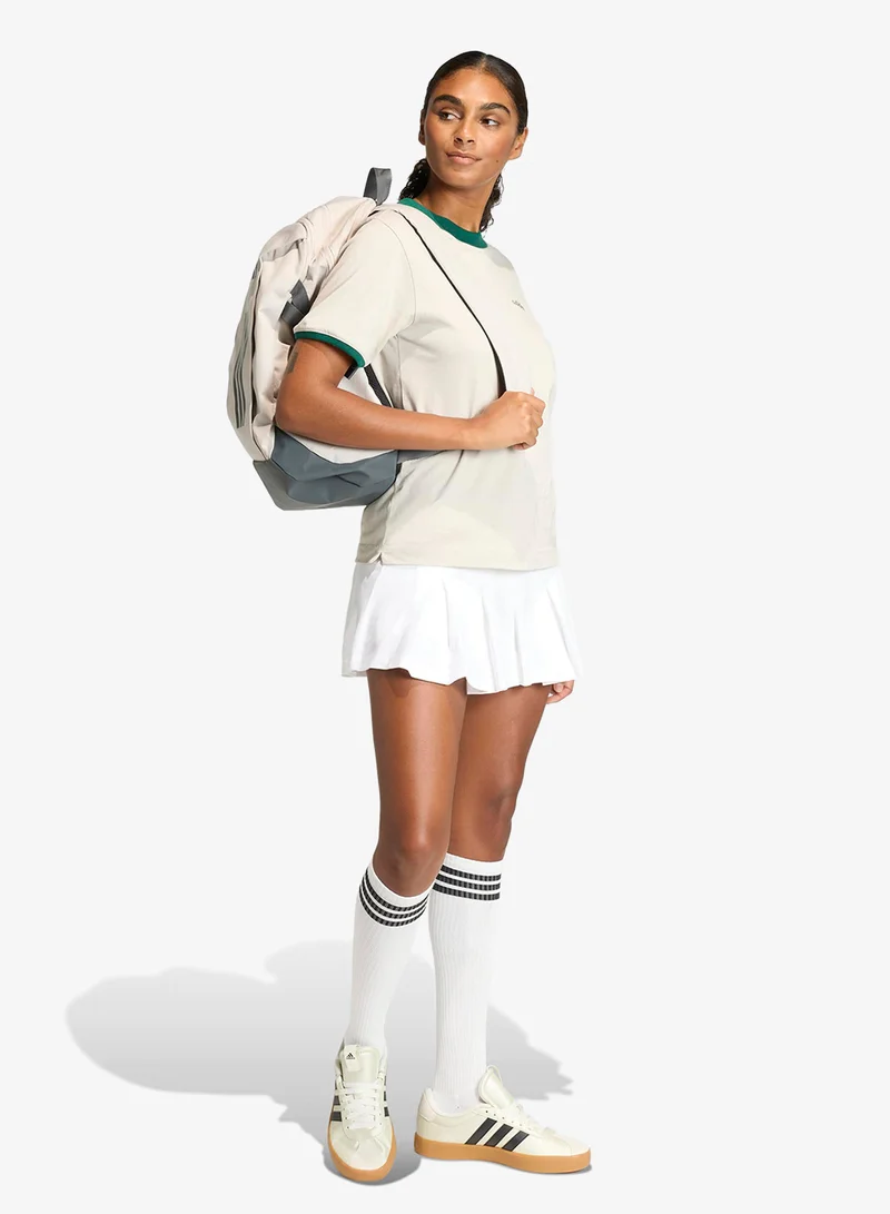 Adidas WHITE/CGREEN Seasonal Essentials Colorpop Skirt With Inner Leggings for Women | Best Price UAE