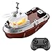 GoolRC RC Boat RC Tugboat Remote Control Boat for Pools and Lakes 24GHz Electric Tugboat Model with Lights Rechargeable Battery for Adults - Image 2