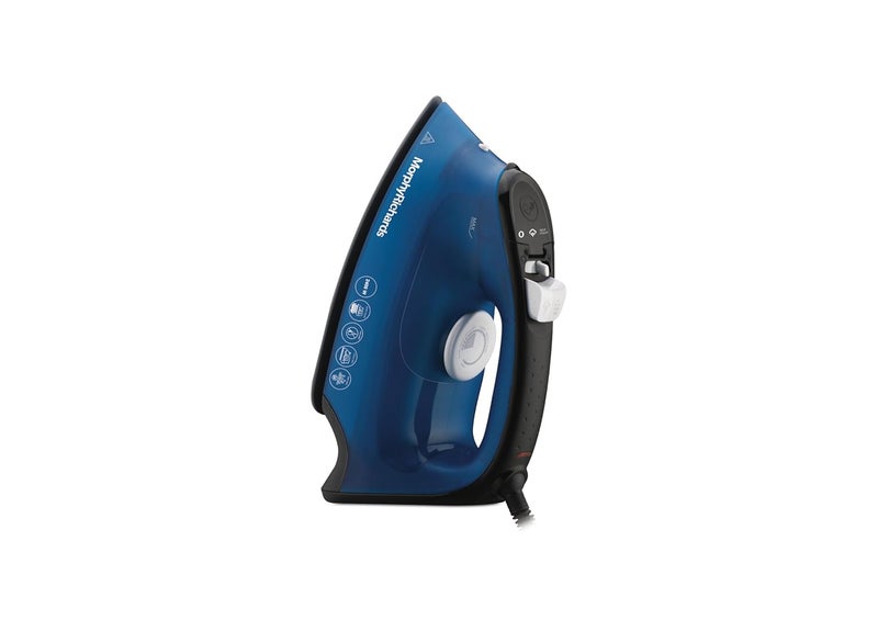 Morphy Richards Turbo Blaze 2400 Watts Steam Iron 340 ml tank capacity with Anti Drip Ceramic Coated Soleplate Anti Calc and Safety Auto off function SelfCleaning Blue and Black - Image 2