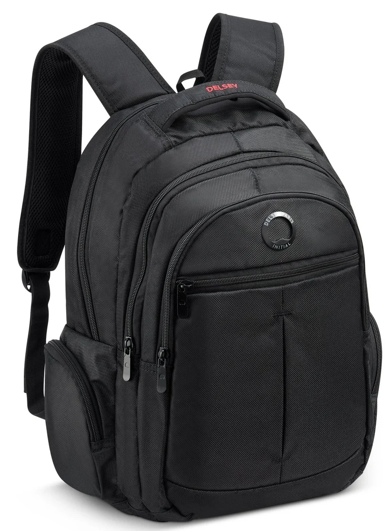 DELSEY Paris Element Flier 2 Compartment 15.6" Laptop Protection Backpack - Black