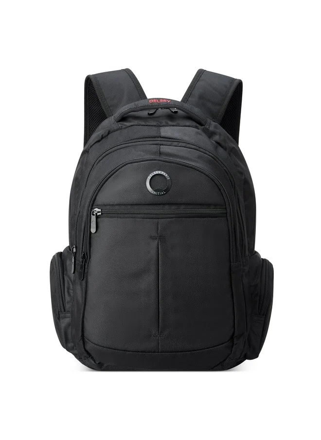 DELSEY Paris Element Flier 2 Compartment 15.6" Laptop Protection Backpack - Black