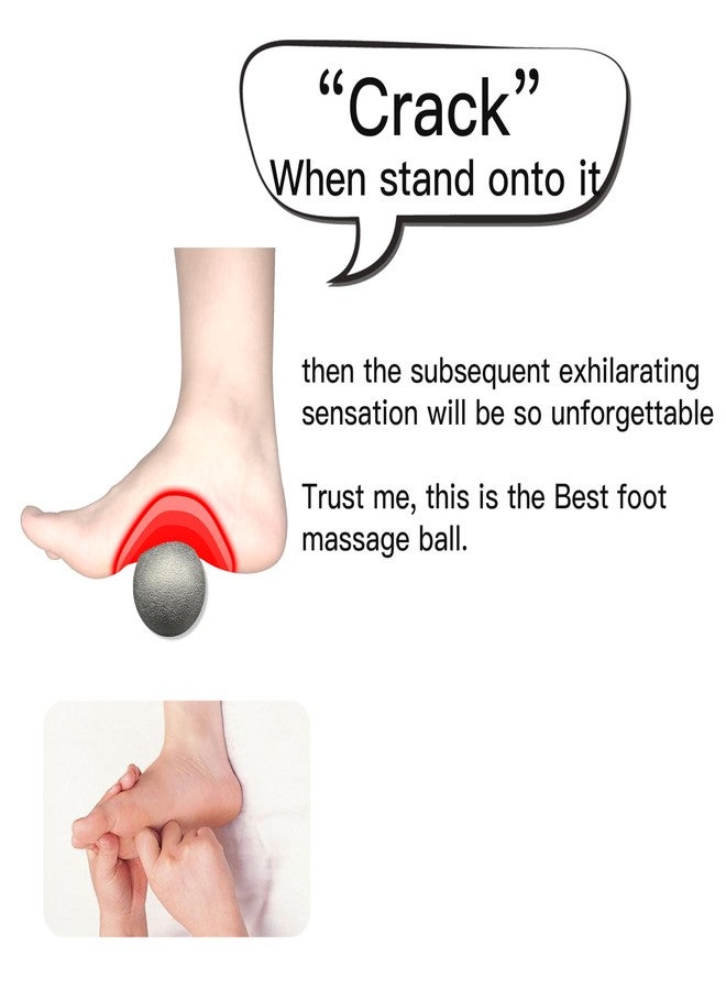 Comfyon Plantar Fasciitis Relief Massage Ball – Lacrosse Ball, Foot Massage Roller & Myofascial Release Ball for Foot Pain, Trigger Point Therapy, Hard Ball for Deep Tissue & Fascia Massage - Image 3