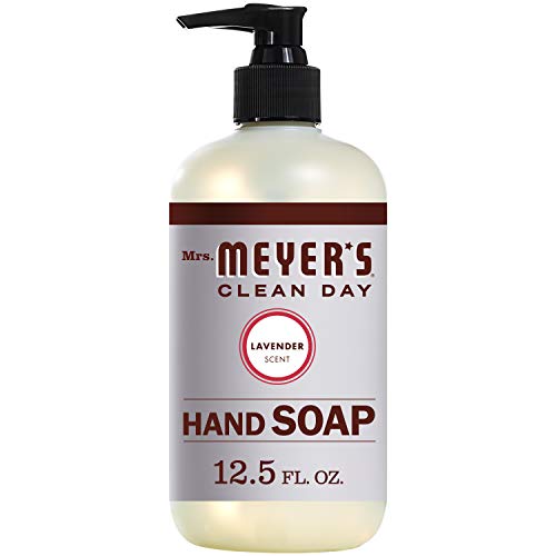 Mrs Meyers Hand Soap Made with Essential Oils Biodegradable Formula Lavender 125 Fl Oz