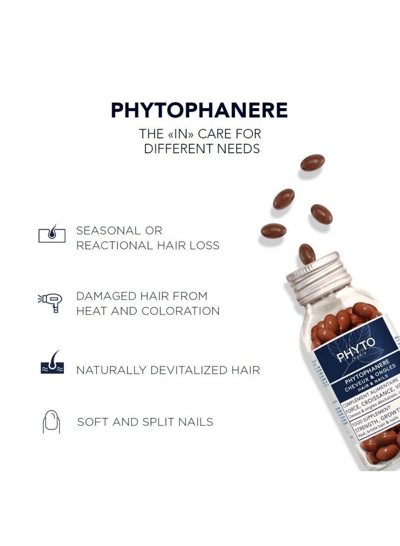 Phyto Paris Phyto Phytophanere Hair & Nails Capsules 240(120 x 2) | 4-Month Supply, Supports Hair Growth & Stronger Nails - Image 5