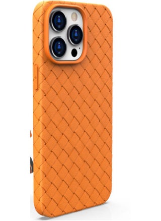 حافظة الهاتف المحمول ذات النمط المنسوج 15 مناسبة لهاتف Iphone16ProMax غلاف حماية 14 13 12 تبديد الحرارة 11 مضاد للسقوط اللون: جديلة برتقالية - الطراز القابل للتطبيق: iPhone7P/8P - pzsku/Z955CD9C4A460560F07FDZ/45/1746209744/0e69f745-8ee2-4c89-b534-44d5a777ea43