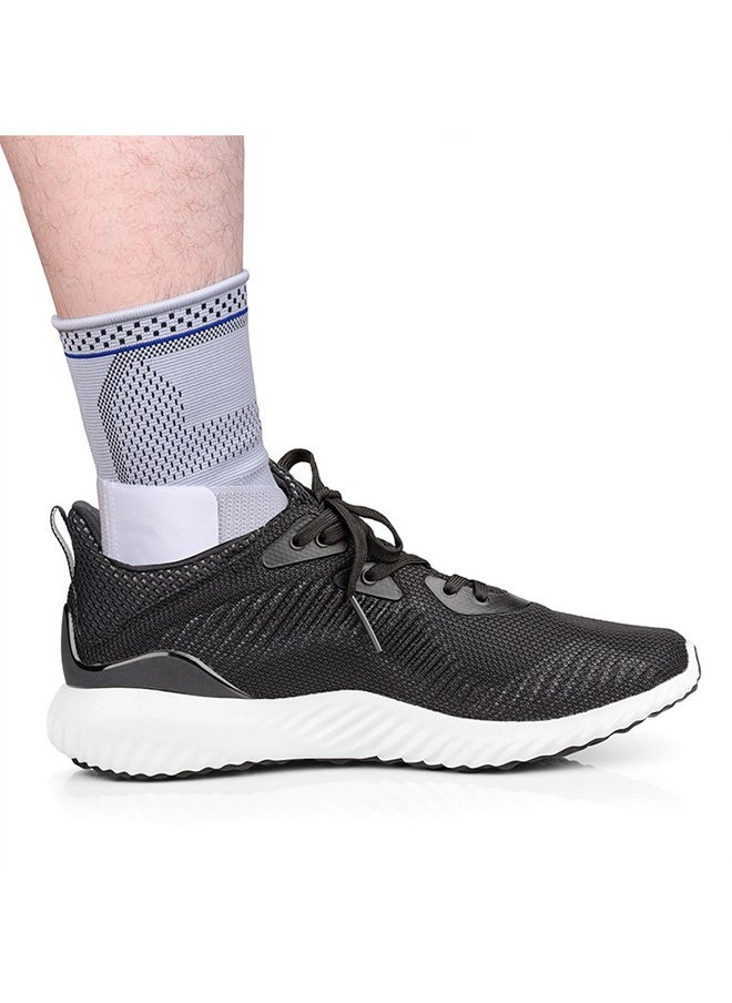 Generic - 1 Pair Ankle Brace for Sprained Ankle with Removable Strap, Compression Sleeve for Plantar Fasciitis Relief Achilles Tendonitis, Ankle Support Brace, Ankle Stabilizer Wrap for Pain Relief, L Size - Image 1