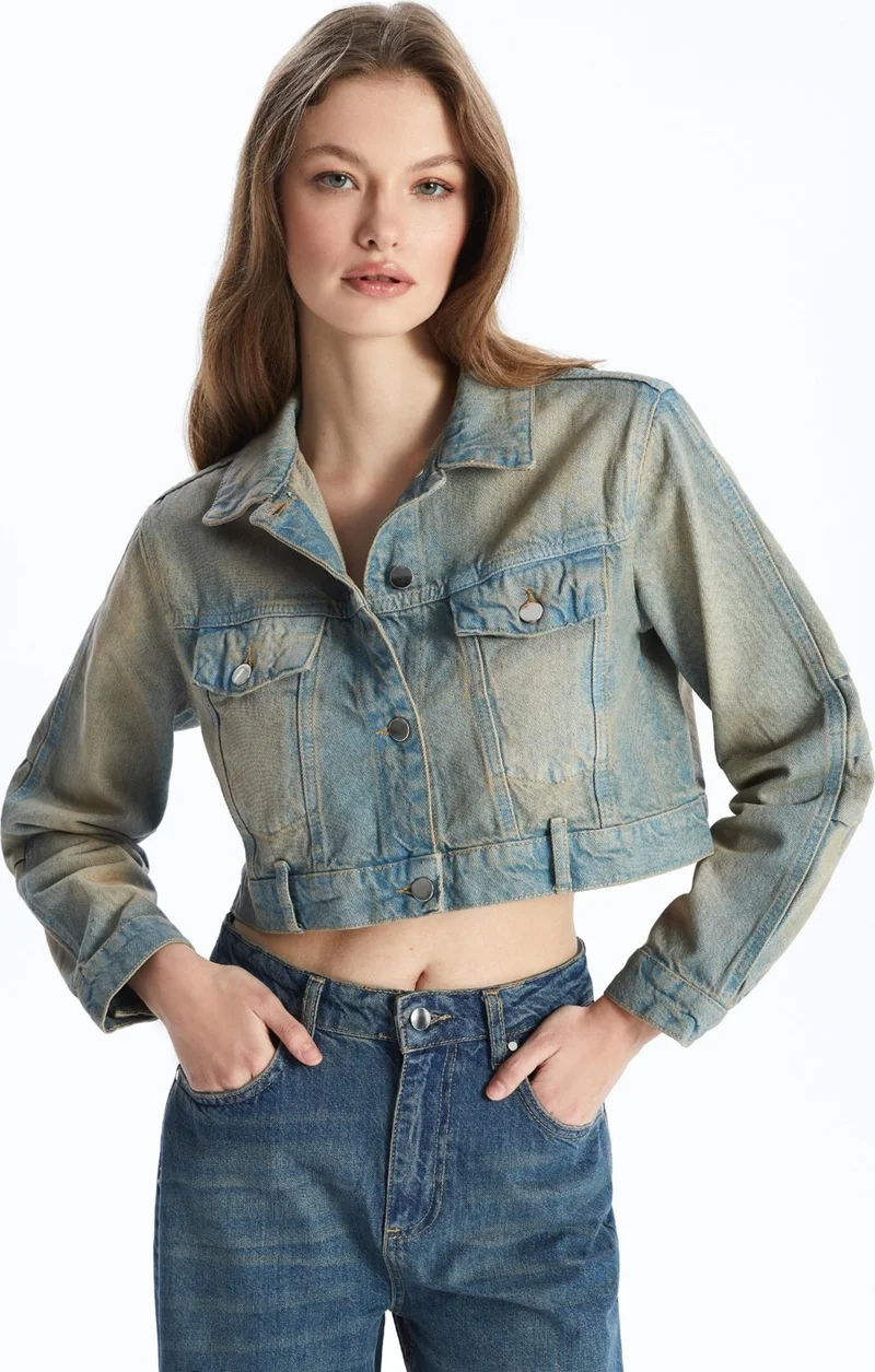 Pieces Of Melon Blue Denim Jacket