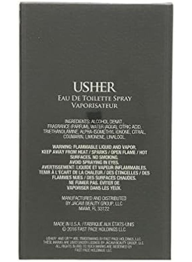 USHER For Men Eau De Toilette Spray 3.4 Oz 100 Ml Men - Image 2