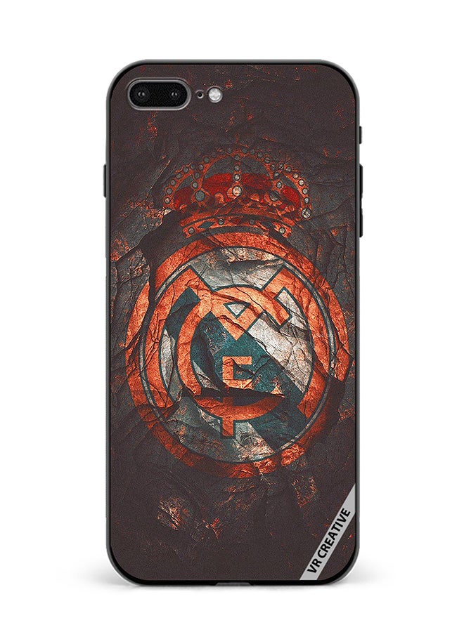 VR CREATIVE Protective Case Cover For Apple iPhone 7 Plus/8 Plus Real Madrid Cake Design Multicolour - Image 1