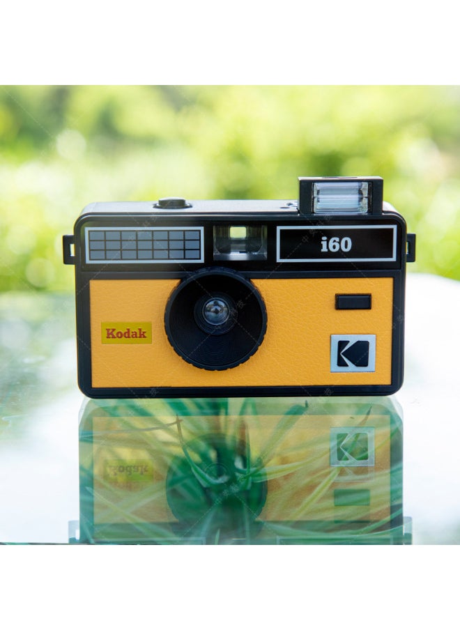 Retro Film Camera Kodak I60 Fool Camera Beginner Student Creative Gift With Flash Reuse-Color:Kodak I60 Baby Blue  - Image 3