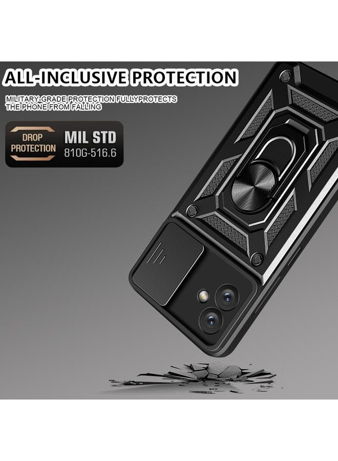 اس-توب جراب لهاتف Samsung Galaxy A04e بتصميم غطاء كاميرا منزلق - Image 5