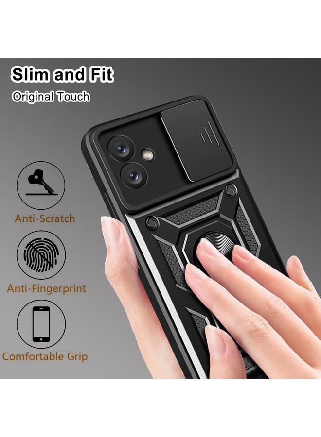 اس-توب جراب لهاتف Samsung Galaxy A04e بتصميم غطاء كاميرا منزلق - Image 4