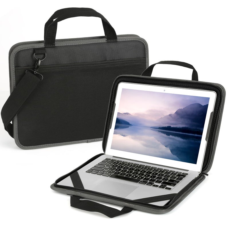 CDBXPRG Laptop Case Sleeve 15.6 inch,15-16 inch Shockproof Computer Cover for HP,Laptop Bag for ASUS Acer Aspire 15,HP Pavilion/Envy 15,Dell Inspiron/Latitude 15,Lenovo IdeaPad 15,ASUS ZenBook(Black) - Image 1