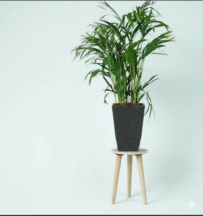 Leafy Tales Modern Roto Square Tower Planter for Home Décor 12 INCH, Highly Durable,Lightweight Indoor Outdoor Planter, Flower Pot Gamla - Image 2