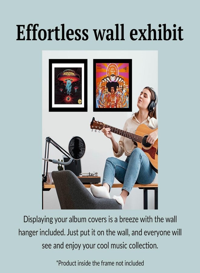 Creative Picture Frames - 12.5"x12.5" LP Vinyl Record Frame Display, Music Album Cover Holder, Stunning Wall Art Decor w/No Mat, Dust-free Glass, and Wall Hanger for Musicians & Music Lovers, 1-Pack - Image 4