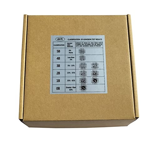 GLTL ASTM D3359 Cross Hatch Adhesion Test Tape No Residue Fibre Base (White) 2 inches × 82 feet - Image 3