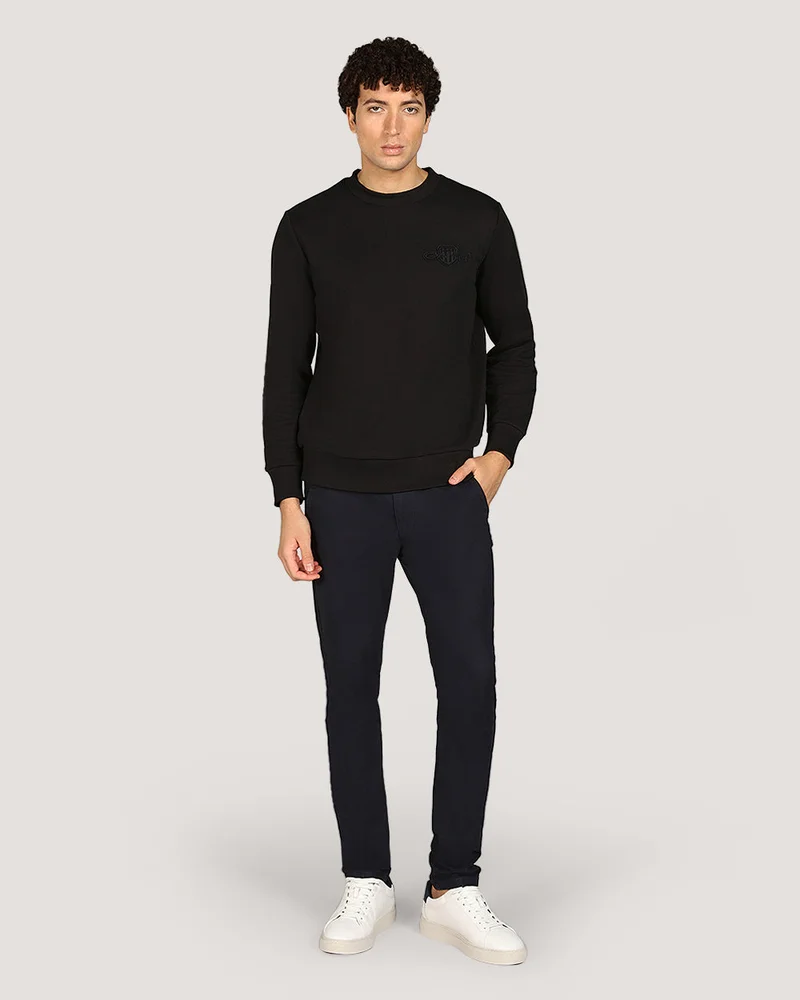 GANT Regular Tonal Shield Crew Neck Sweatshirt