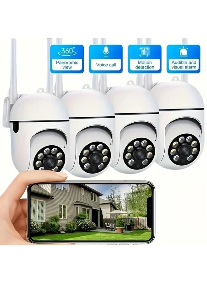 WF46 Color Security Camera 1080P Full Color Night Vision Wireless Indoor Cam Pan Tilt Zoom 2 Way Audio 2 4G Wi Fi - Image 2