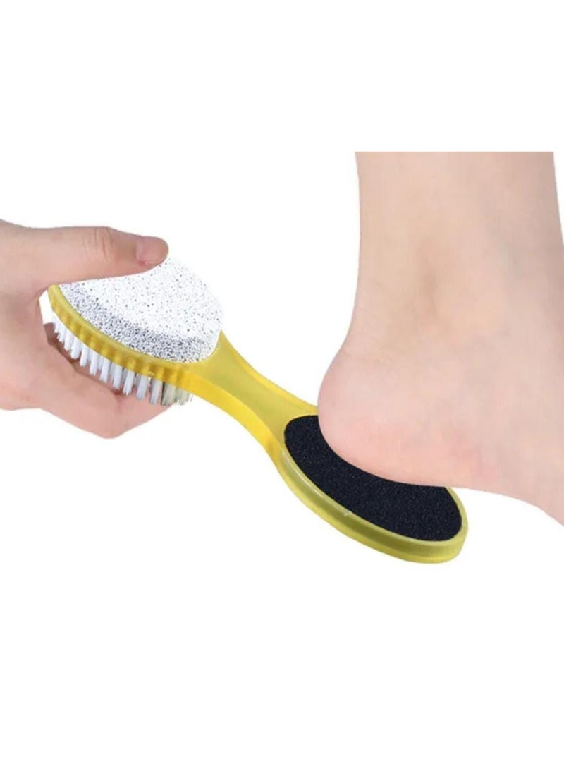 حجر قدم أصلي مستورد 4×1 بمقبض لإزالة الجلد الميت - Image 2