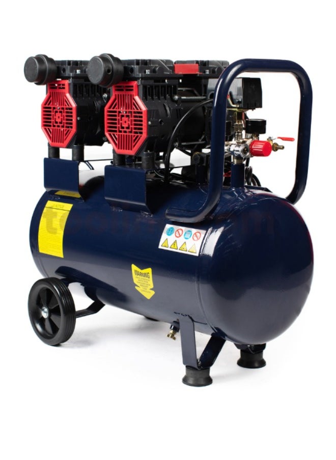 makute 50L Silent Muffler Air Compressor with 2.16KW  3HP and 8 bar for Workshops Garages Industrial  and more (MK22850)  - Image 4