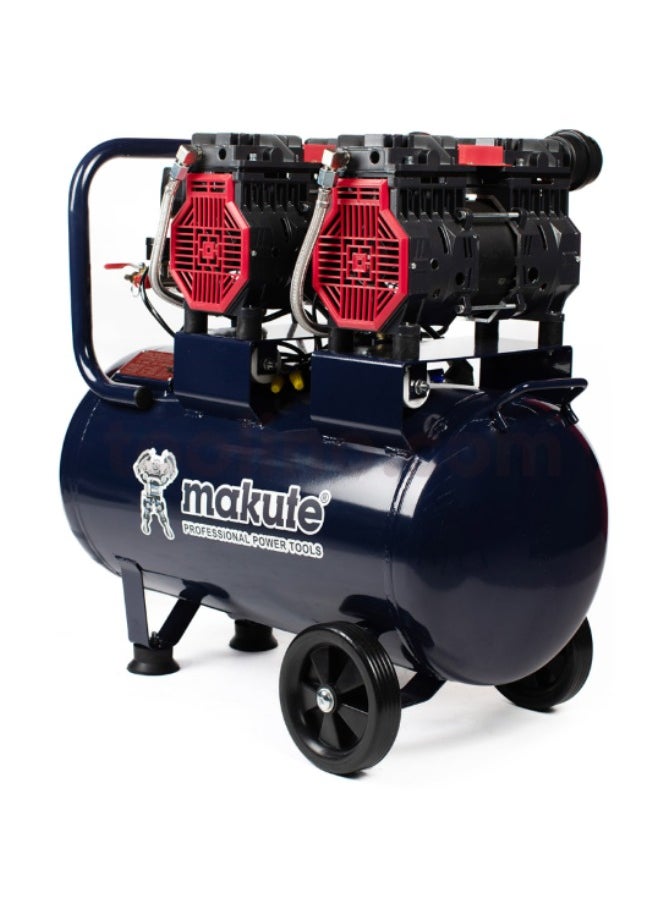 makute 50L Silent Muffler Air Compressor with 2.16KW  3HP and 8 bar for Workshops Garages Industrial  and more (MK22850)  - Image 2