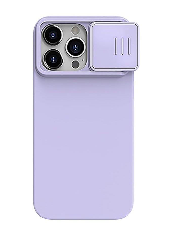 Nillkin CamShield Silky silicon case for Apple iPhone 15 Pro 6.1 (2023)-Light Purple - Image 1
