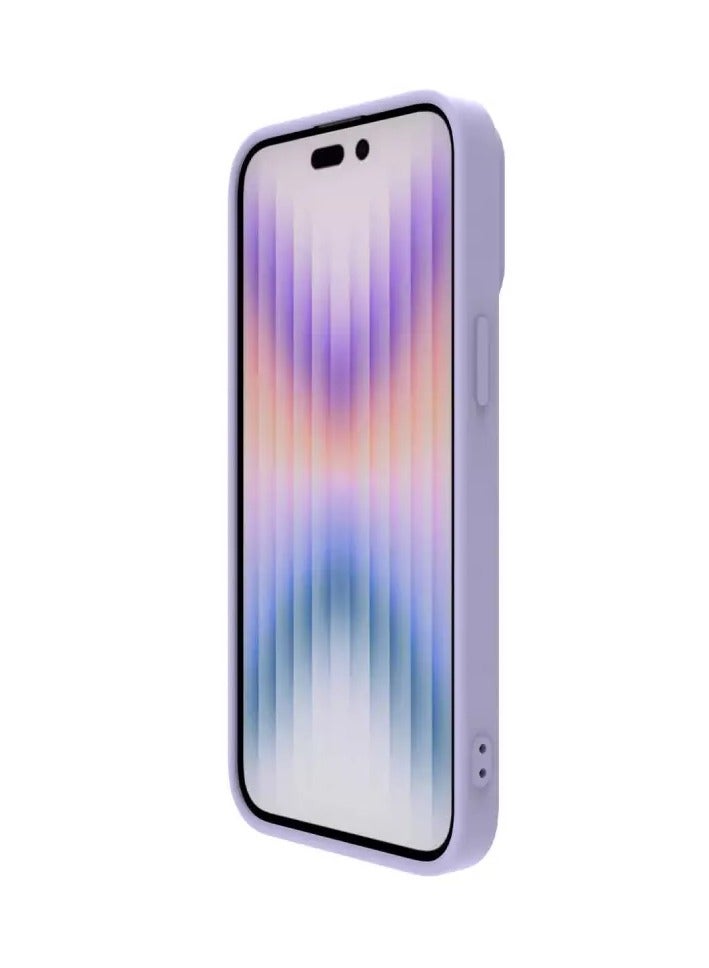 Nillkin CamShield Silky silicon case for Apple iPhone 15 Pro 6.1 (2023)-Light Purple - Image 4