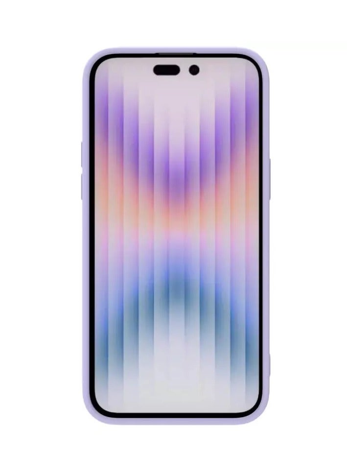 Nillkin CamShield Silky silicon case for Apple iPhone 15 Pro 6.1 (2023)-Light Purple - Image 5