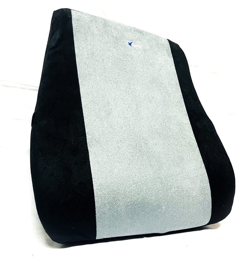 DEBIK® | Lumbar Support Pillow for Office Chair Car Lower Back Pain Relief Memory Foam Back Cushion Gaming Chair Back Pillow Ergonomic Orthopedic Back Rest for Wheelchair Desk (Long) - Image 2