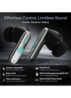 Euphoria ANC Earbuds Up to 35 dB | 30 Hrs Playtime with Quick Charge, Deep Base, ENC TWS, Quad Mics, Low Latency Mode , Active Noise Cancellation - pzsku/Z955E075D105D8130CC86Z/45/_/1719496984/dfded100-df56-4396-8c00-b65973619f13