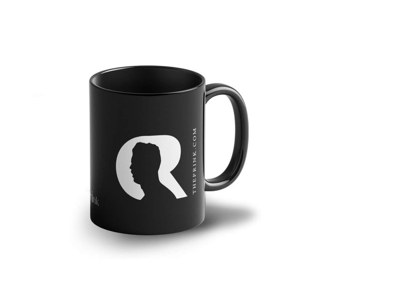 Prink Cristiano Ronaldo Print Black Coffee Mugs Football Coffee Mug Ronaldo Footballer Mugs CR7 Printed CoffeeTea Mug Gift for Footballer Friends Kids 330ml Microwave Dishwasher Safe - Image 1