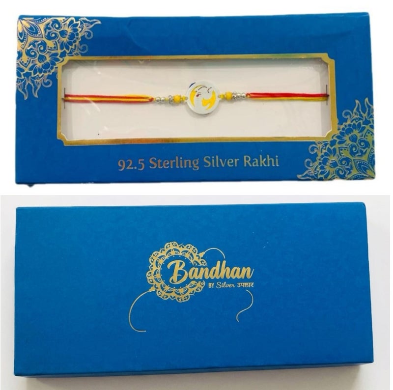 BANDHAN 925 SILVER RAKHI KHUSHBOO JEWELES - Image 3