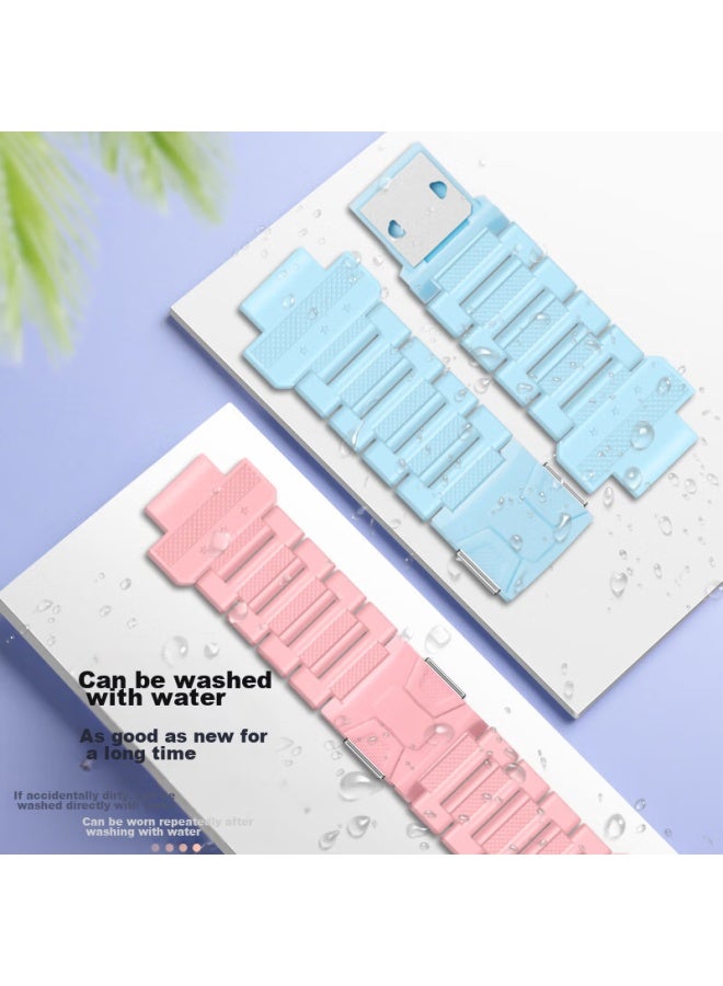 Xuanyi، Universal Xiaotiancai Watch Strap، Z10/z9/z8a Youth Edition، Children's Phone Watch، Magnetic Clasp، Z7s/z6p/z6/z3/d3/n3/q2a/q1a/z5pro، Nebula Pink - Image 5