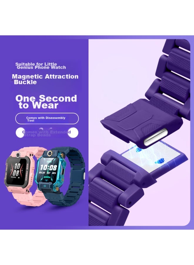 Xuanyi، Universal Xiaotiancai Watch Strap، Z10/z9/z8a Youth Edition، Children's Phone Watch، Magnetic Clasp، Z7s/z6p/z6/z3/d3/n3/q2a/q1a/z5pro، Nebula Pink - Image 4