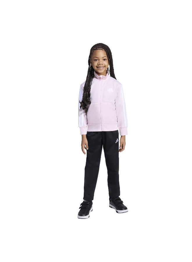 Adidas Lk 3S Tr Ts 205 Pink Training Suits For Kids 3-4Y - Image 5