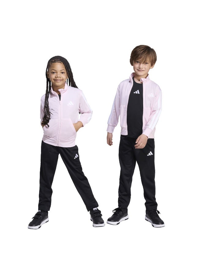 Adidas Lk 3S Tr Ts 205 Pink Training Suits For Kids 3-4Y - Image 4