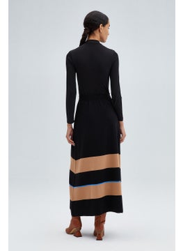 Touche Striped Knitwear Skirt with Elastic Waist  - Image 5