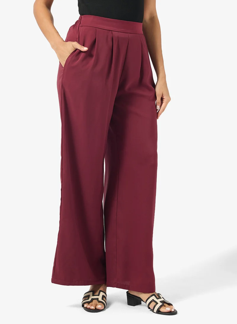 Khizana  Longline Top With Side Tie Up & Pant Set for Women | Best Price UAE