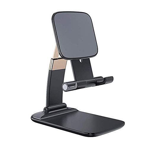 smars® HLD96 Adjustable & Foldable Mobile Phone Stand Tab Holder for Table Desktop Home Office Compatible with Universal Smartphones and Tablets - Image 1