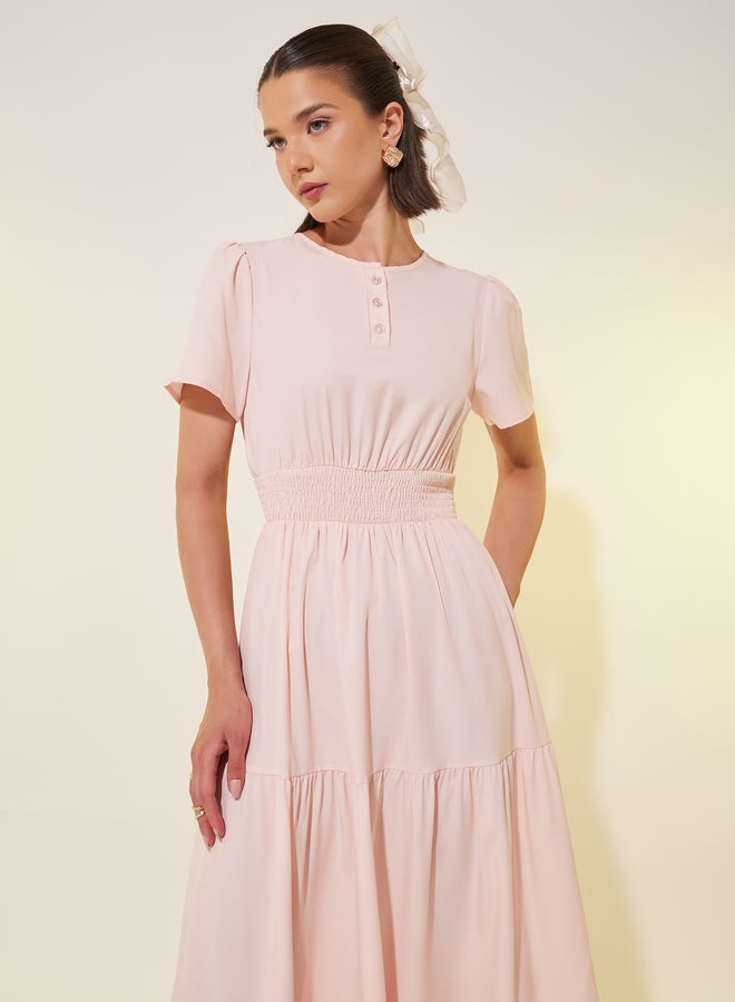 Take Two Tiered Cotton Dress  - Image 3