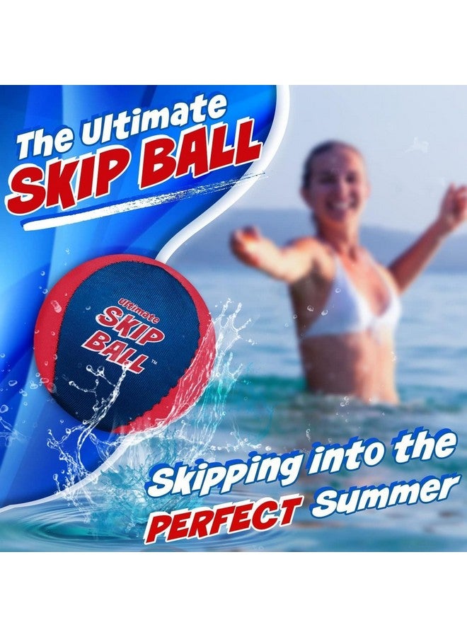 Activ Life Ultimate Skip Ball (Red/Blue) Fun Beach Toys & Water Games for Boys, Teens & Gifts for Men Who Have Everything - Cool Summer Birthday Presents for Family, Son, Grandson, Nephew, Brother, Best Friend - Image 2