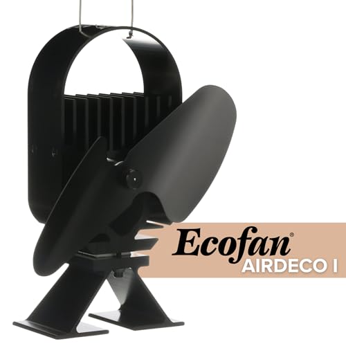 Ecofan AirDeco I Heat Powered Stove Fan - Powerful Modern Design, Low Start Temperature Technology Ideal for Wood, Gas, Pellet & Soapstone Stoves - Circulates Warm Air Efficiently & Reduces Fuel Cost - Image 2