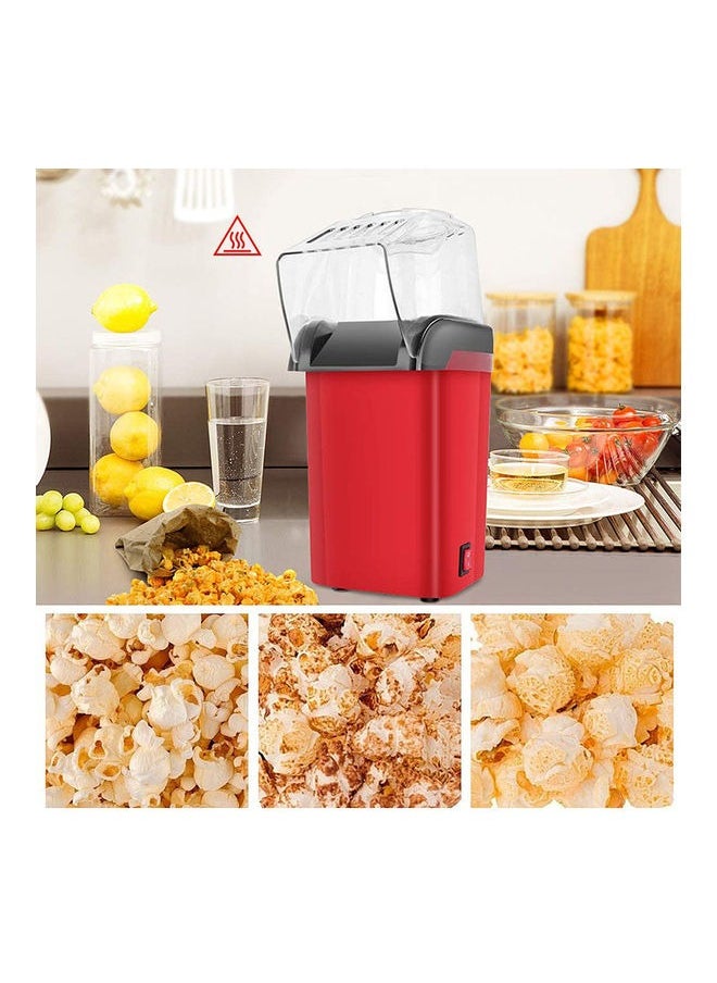 ماركة غير محددة الهواء الساخن آلة الفشار 1200W ، 2-3 دقائق سريعة الانتهاء من الغذاء الصحي 1.8 لتر 1200.0 ث jydq-01h الأحمر  - Image 4