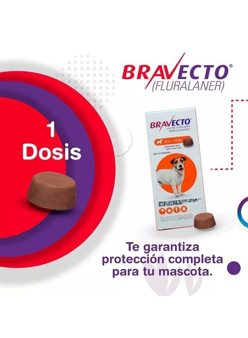 MSD BRAVECTO Tick and Flea Chewable Tablet for dogs  Pet Health Supplements 4.5 - 10 kg 1Tablet From Varmacy - Image 4