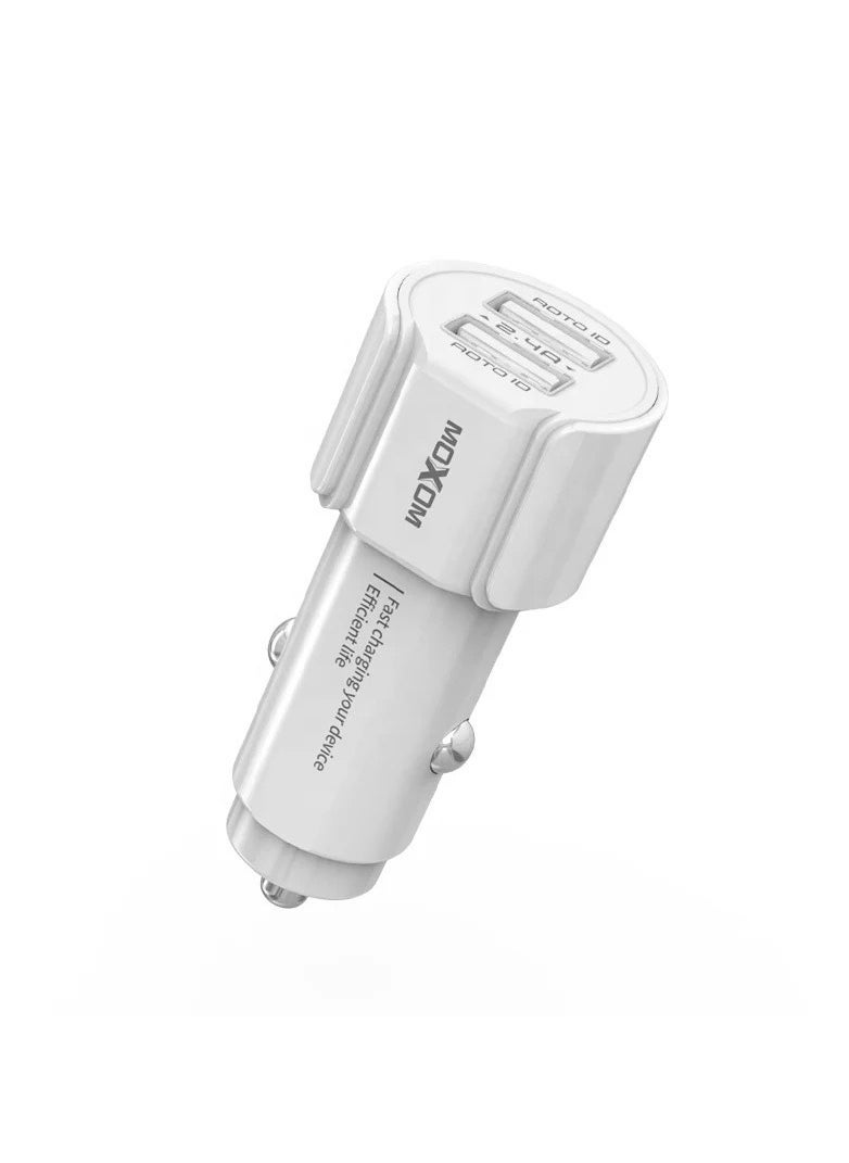 MOXOM KC-15 T Typed Wireless Dual USB Fast Car Charger Iphone  - Image 1