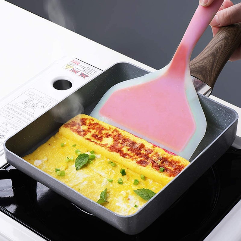 UNIQUE CART Omelette Pan68 Nonstick Egg PanRectangle Small Frying Pan Grey - Image 3