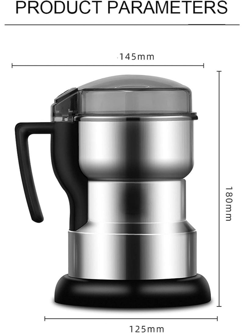 SUKILO Electric Coffee Grinder Machine – Compact & Multi-Functional Stainless Steel Grinder for Coffee Beans, Spices, Nuts, and Herbs – 350W, One-Touch Operation, Easy to Clean - Image 2