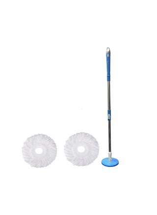 Whitecloud TRANSFORMING HOMES 360 Spin Mop Stick with 2 Microfiber Head Blue - pzsku/Z955F17FA88A3B944D86EZ/45/1748243667/ecc05ab4-3257-447d-ba82-e0024303df4a