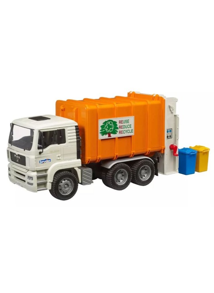 Bruder Bruder MAN TGA Rear Loading Garbage Truck  - Image 1