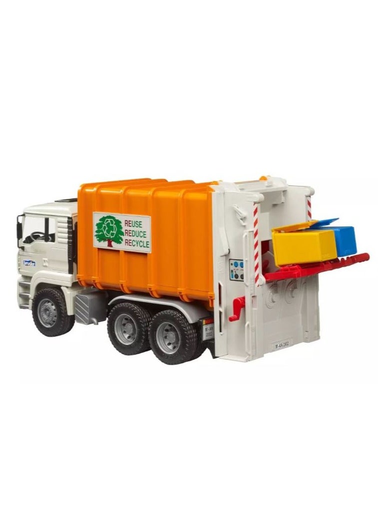 Bruder Bruder MAN TGA Rear Loading Garbage Truck  - Image 3
